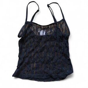 urban outfitters out from under mesh lace sheer camisole tank top